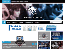 Tablet Screenshot of haloaustralia.com